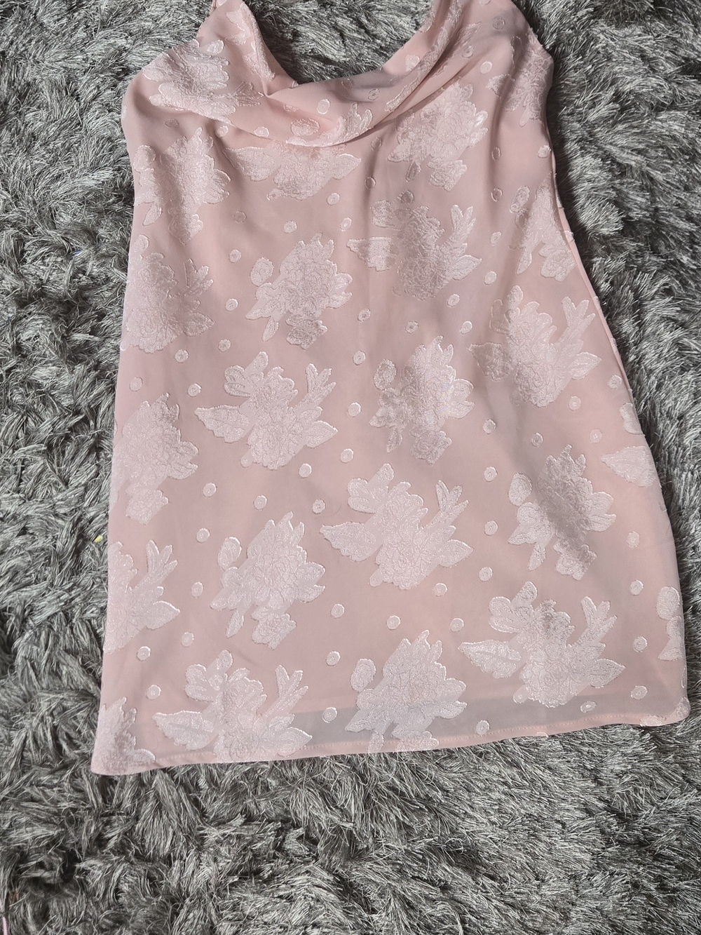 NWT Selfie Leslie 'Baby Pink' Floral Dress